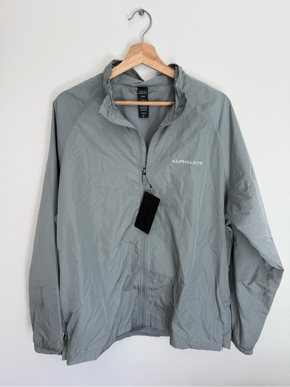 Alphalete Men's Windbreaker Jacket - Sage